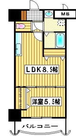 福岡県福岡市博多区築港本町 呉服町駅 1LDK マンション 賃貸物件詳細