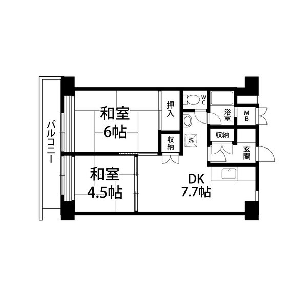 宮城県仙台市宮城野区東宮城野 卸町駅 2DK マンション 賃貸物件詳細