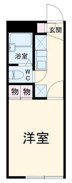 神奈川県横浜市戸塚区深谷町 戸塚駅 1K アパート 賃貸物件詳細