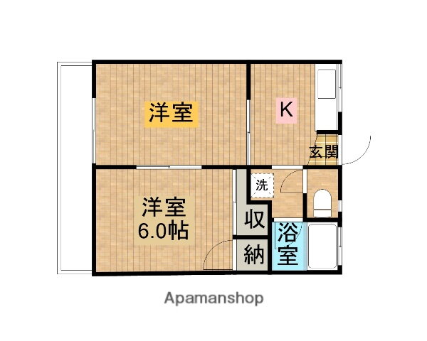 神奈川県大和市柳橋４ 大和駅 2K アパート 賃貸物件詳細