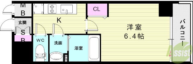 兵庫県神戸市中央区相生町５ 神戸駅 1K マンション 賃貸物件詳細