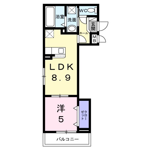 兵庫県明石市野々上１ 西明石駅 1LDK アパート 賃貸物件詳細