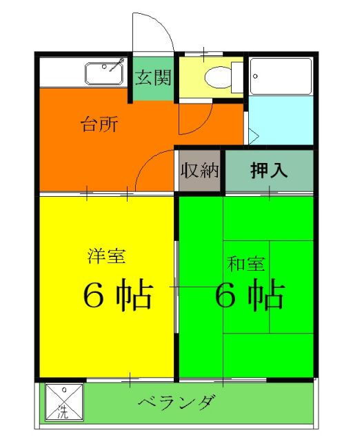 ハルヤマコーポ 3階 2K 賃貸物件詳細