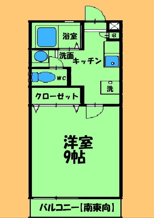 神奈川県相模原市中央区矢部２ 矢部駅 1K アパート 賃貸物件詳細