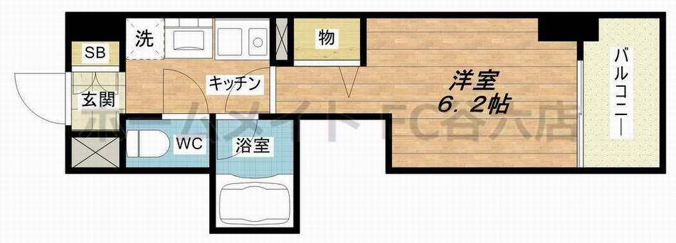 大阪府大阪市中央区安堂寺町１ 谷町六丁目駅 1K マンション 賃貸物件詳細