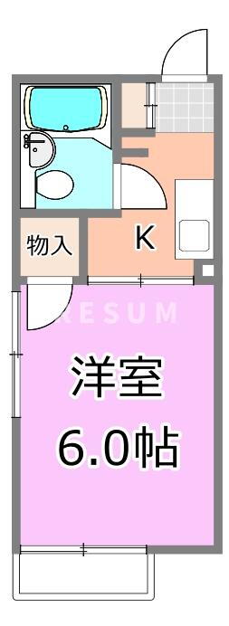 千葉県千葉市中央区東千葉１ 東千葉駅 1K アパート 賃貸物件詳細