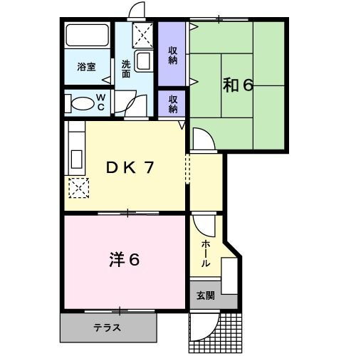 福井県越前市瓜生町 サンドーム西駅 2DK アパート 賃貸物件詳細