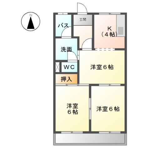 岐阜県岐阜市南蝉１ 岐阜駅 3K アパート 賃貸物件詳細