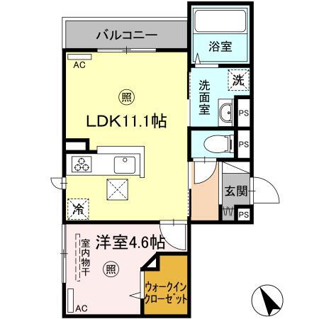 大分県大分市新町 大分駅 1LDK アパート 賃貸物件詳細