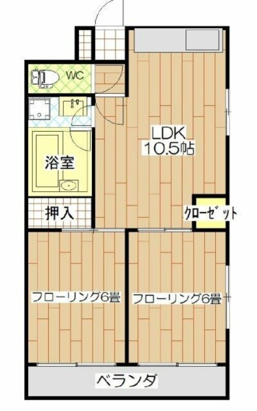 グランドール東寺尾 5階 2LDK 賃貸物件詳細