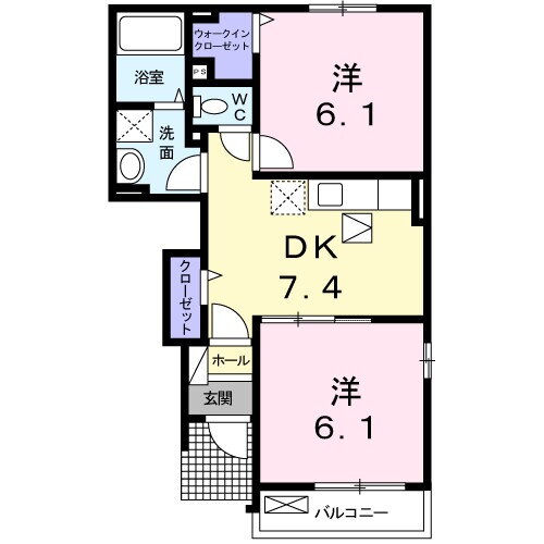 福岡県北九州市八幡西区馬場山緑 楠橋駅 2DK アパート 賃貸物件詳細