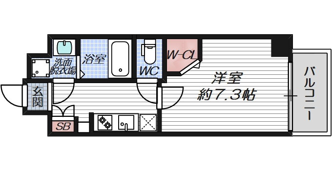 大阪府大阪市北区豊崎７ 中津駅 1K マンション 賃貸物件詳細