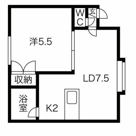 北海道札幌市中央区北十四条西１５ 桑園駅 1LDK アパート 賃貸物件詳細
