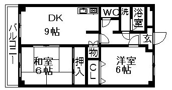 愛知県一宮市猿海道１ 名鉄一宮駅 2LDK マンション 賃貸物件詳細