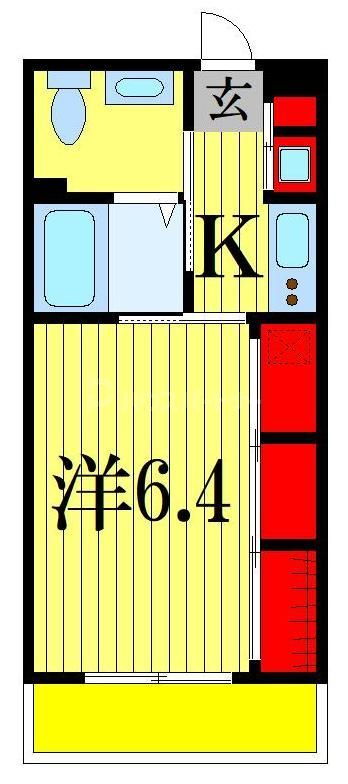 千葉県市川市南八幡１ 本八幡駅 1K マンション 賃貸物件詳細
