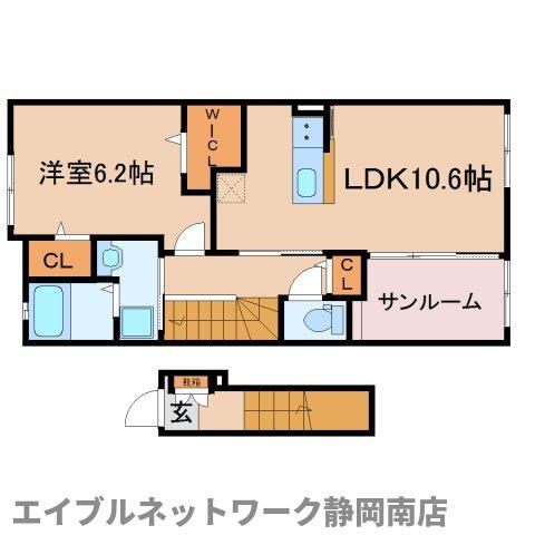 静岡県焼津市西小川４ 焼津駅 1LDK アパート 賃貸物件詳細