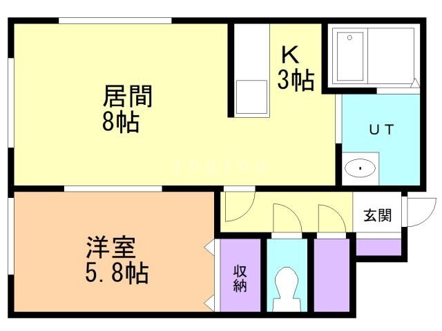 北海道旭川市永山三条３ 1LDK アパート 賃貸物件詳細