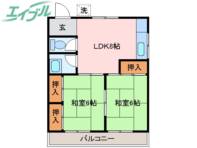 三重県松阪市松ヶ島町 松ヶ崎駅 2LDK アパート 賃貸物件詳細