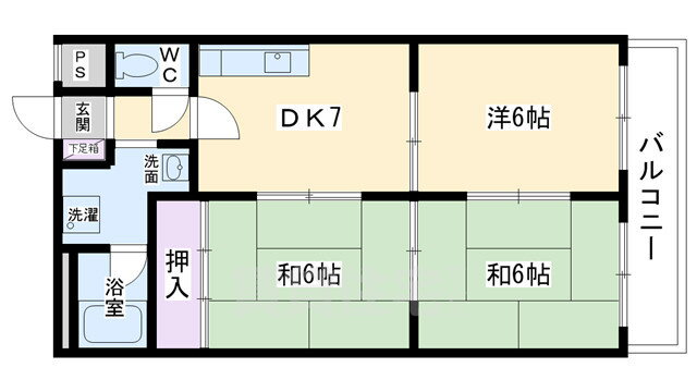 京都府京都市右京区西院高田町 西院駅 3DK マンション 賃貸物件詳細