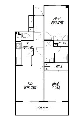 埼玉県鴻巣市赤見台１ 北鴻巣駅 2LDK マンション 賃貸物件詳細