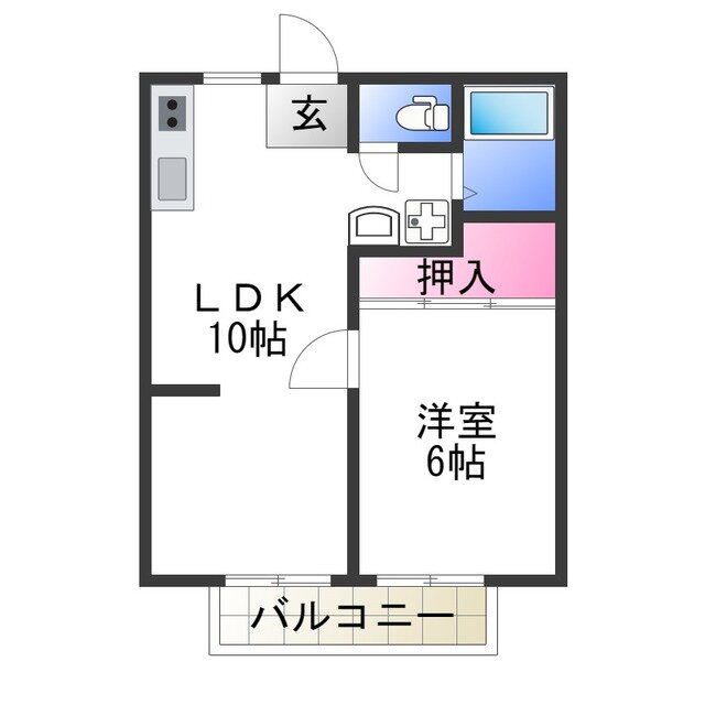 大阪府大阪狭山市今熊３ 金剛駅 1LDK アパート 賃貸物件詳細