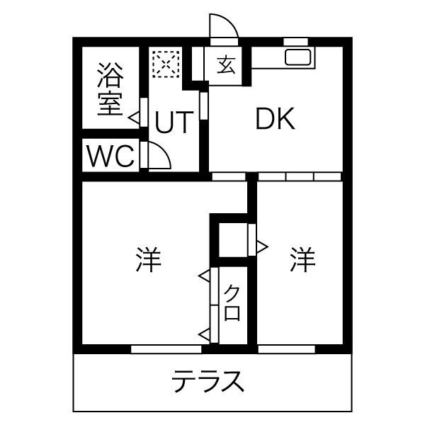 兵庫県姫路市飾磨区蓼野町 西飾磨駅 2DK アパート 賃貸物件詳細