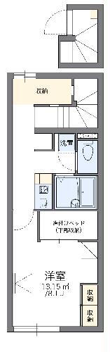 レオパレス桜町 2階 1K 賃貸物件詳細