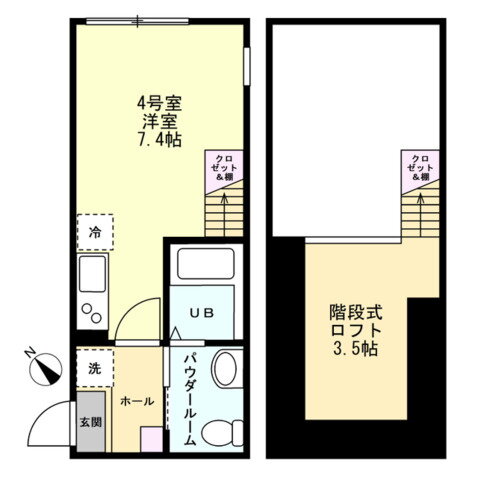 神奈川県横須賀市小矢部２ 衣笠駅 ワンルーム アパート 賃貸物件詳細