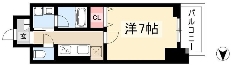 愛知県名古屋市熱田区新尾頭１ 金山駅 1K マンション 賃貸物件詳細