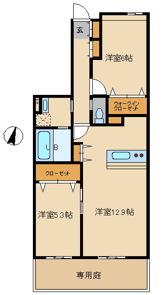 神奈川県横浜市鶴見区佃野町 鶴見駅 2LDK アパート 賃貸物件詳細