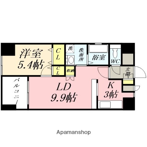 クレストシティ中井町 5階 1LDK 賃貸物件詳細