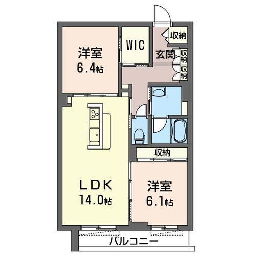 埼玉県越谷市蒲生西町１ 蒲生駅 2LDK マンション 賃貸物件詳細