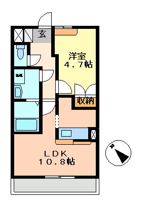 茨城県龍ヶ崎市城ノ内５ 龍ケ崎市駅 1LDK アパート 賃貸物件詳細