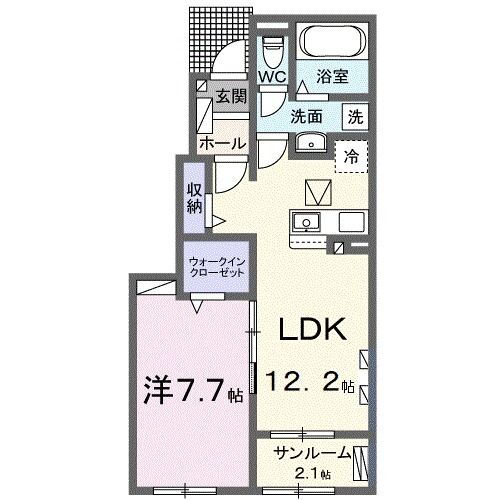 宮城県亘理郡亘理町字上茨田 亘理駅 1LDK アパート 賃貸物件詳細