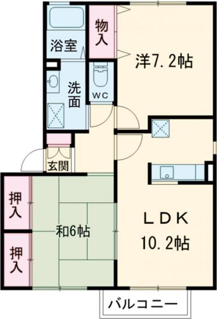 コンフォール 1階 2LDK 賃貸物件詳細