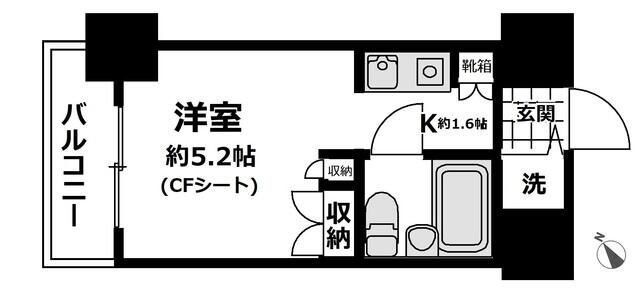 神奈川県横浜市鶴見区鶴見中央５ 京急鶴見駅 1K マンション 賃貸物件詳細