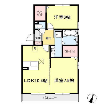 神奈川県川崎市川崎区浅田４ 川崎駅 2LDK アパート 賃貸物件詳細
