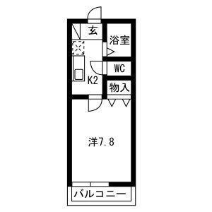 愛知県東海市東海町２ 新日鉄前駅 1K アパート 賃貸物件詳細