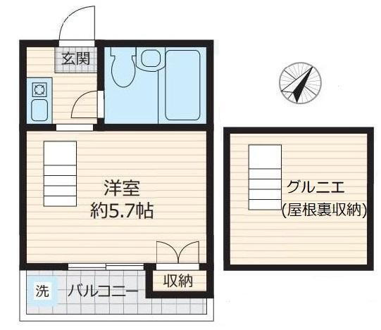 東京都世田谷区弦巻３ 桜新町駅 1K アパート 賃貸物件詳細