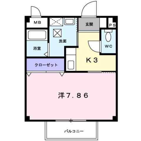 秋田県秋田市茨島２ 羽後牛島駅 1K アパート 賃貸物件詳細
