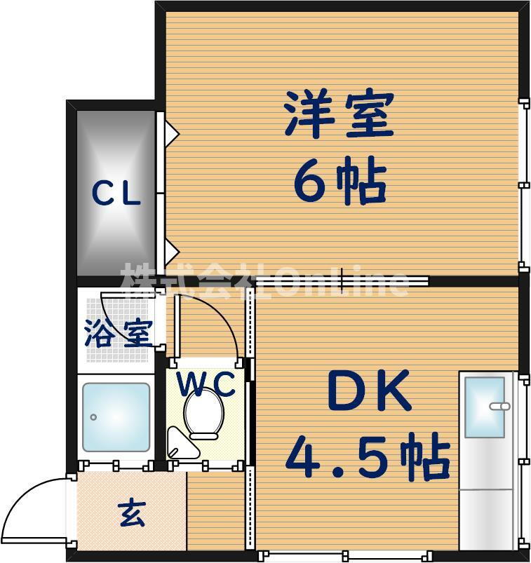 杉田荘 1階 1DK 賃貸物件詳細