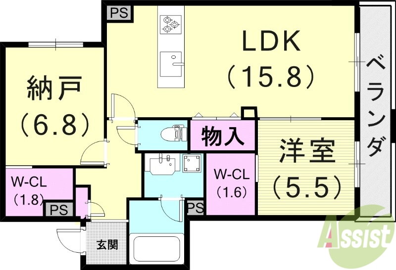 兵庫県芦屋市松ノ内町 芦屋川駅 2LDK マンション 賃貸物件詳細