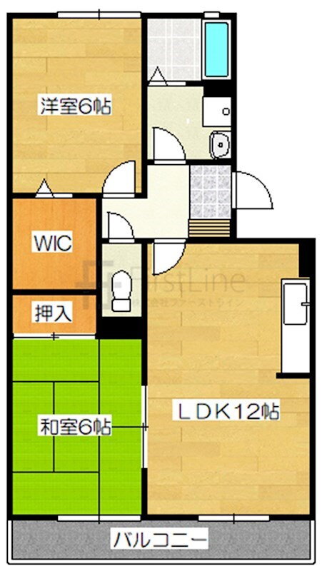 福岡県筑紫野市原田４ 原田駅 2LDK アパート 賃貸物件詳細