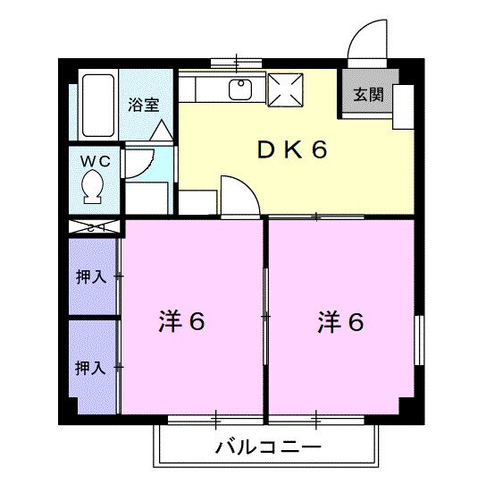 神奈川県茅ヶ崎市中島 茅ケ崎駅 2DK アパート 賃貸物件詳細