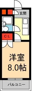 兵庫県川西市山下町 山下駅 1K マンション 賃貸物件詳細