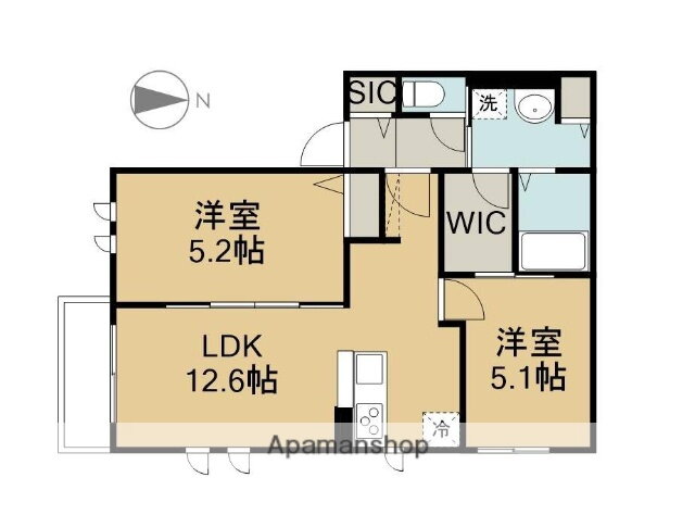 神奈川県座間市緑ケ丘５ 相武台前駅 2LDK アパート 賃貸物件詳細