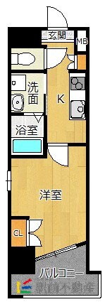 福岡県福岡市博多区堅粕４ 博多駅 1K マンション 賃貸物件詳細