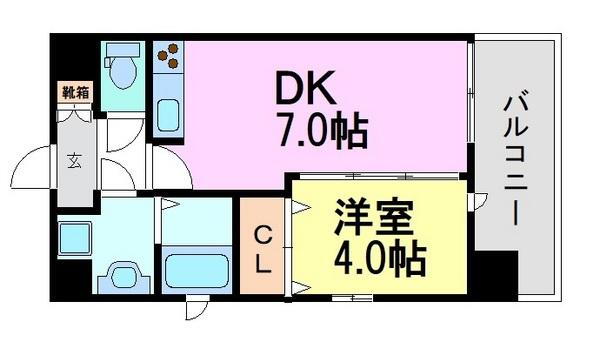 兵庫県尼崎市東園田町９ 園田駅 1DK マンション 賃貸物件詳細