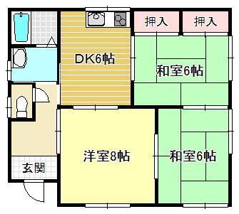 ●メゾン・ド・Ｍ　Ａ棟 3DK 賃貸物件詳細