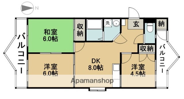 愛知県一宮市平和３ 尾張一宮駅 3DK マンション 賃貸物件詳細